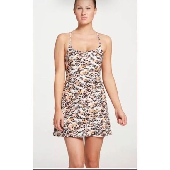 Ladies Performance Calia by Carrie Underwood Animal Print MIDI Dress NWT - Picture 1 of 11